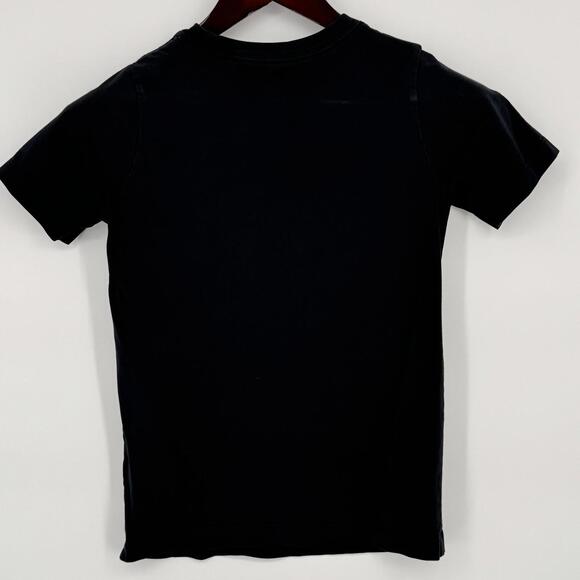 Nike Shirt Youth 10-12 Black Air Pastel Logo Graphic Tee Swoosh DH6520-010 - Picture 2 of 9